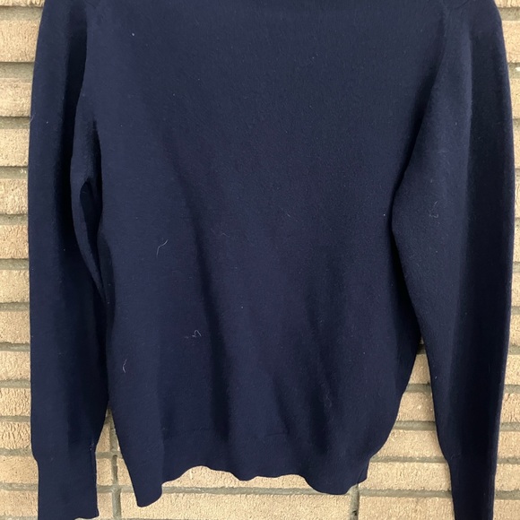 Barrie Sweaters - Navy Blue Crew Neck Sweater size S